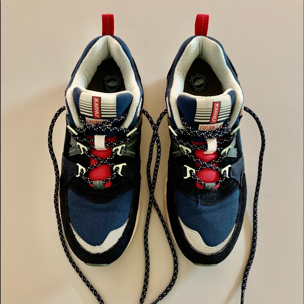 KARHU- Fusion 2.0 Unisex (size 6 women’s)Sneakers- Navy/red-Finland 1916 -EUC - Picture 9 of 9